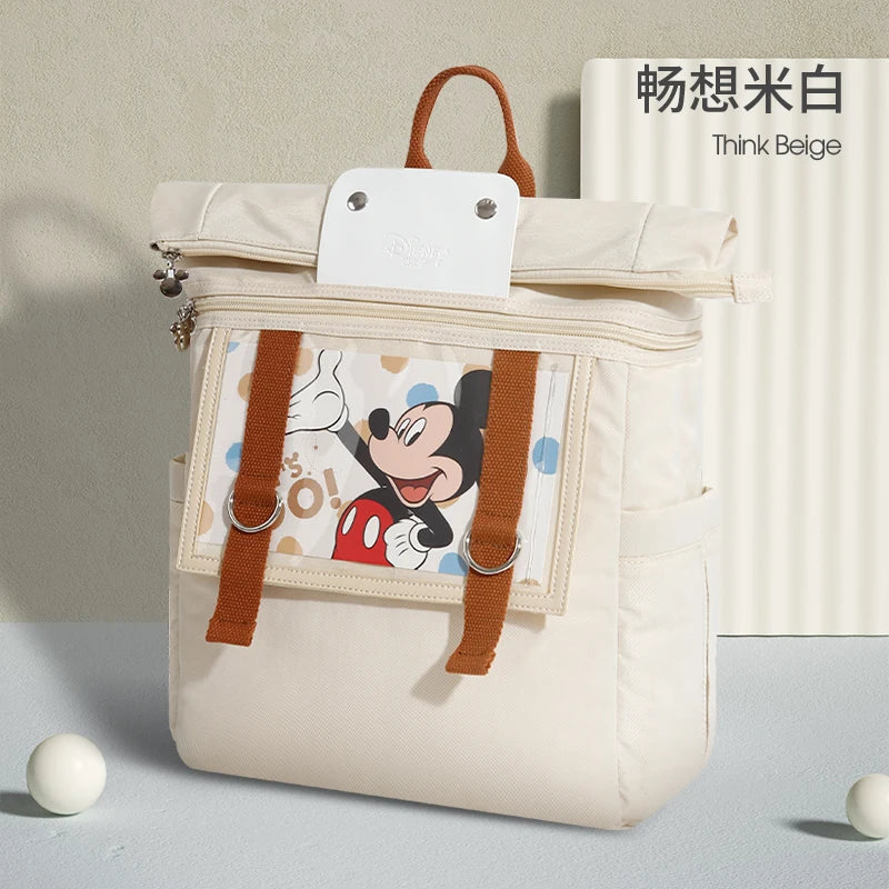 Disney Baby Diaper Bag Backpack Mother Maternity Travel Stroller Nappy Backpack Large Capacity Mummy Nursing Bag For Baby Care