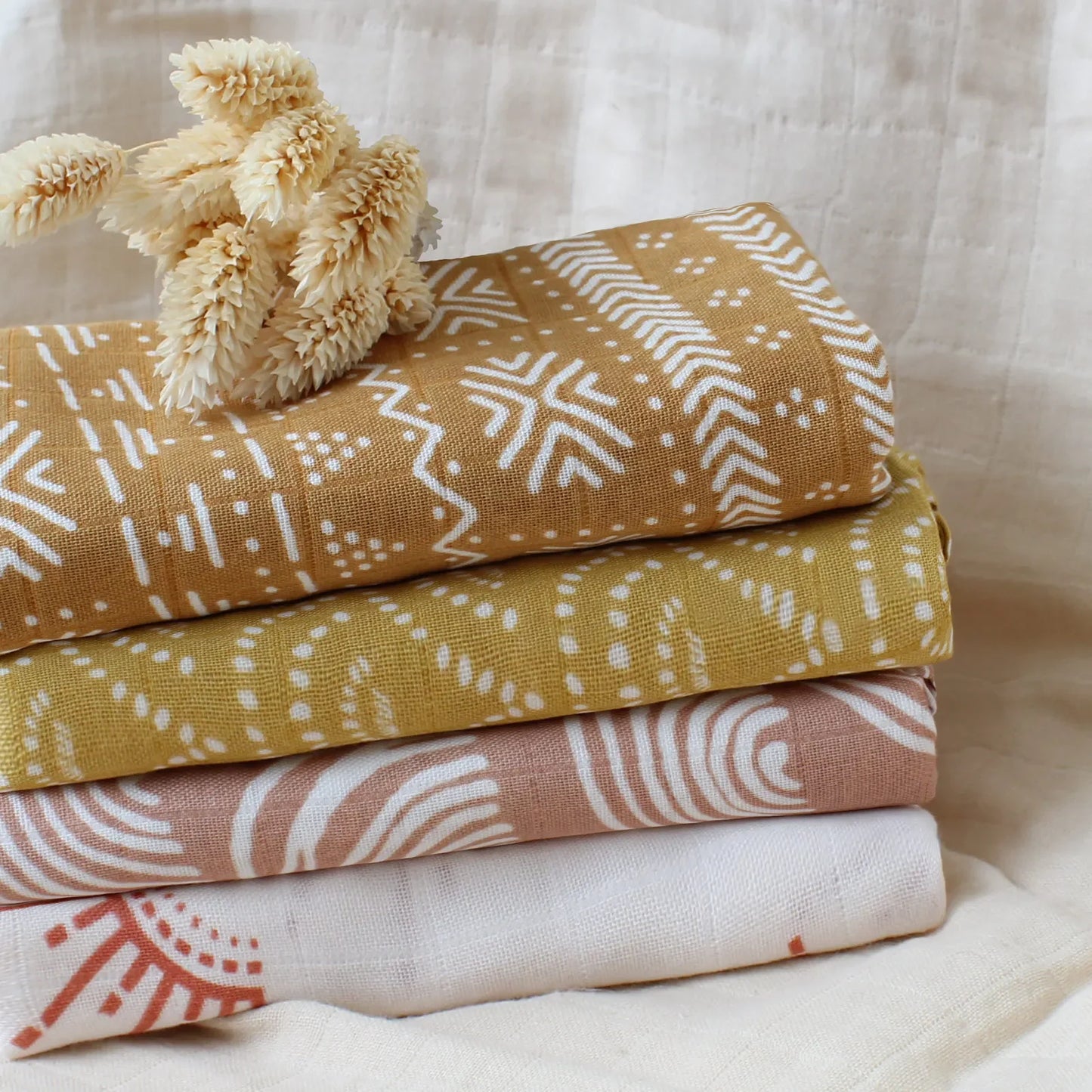 60*60cm Muslin Bamboo Cotton Baby Blanket Baby Newborn Blankets Newborn Swaddle Wrap Burp Cloths Towel Pielucha dropshipping