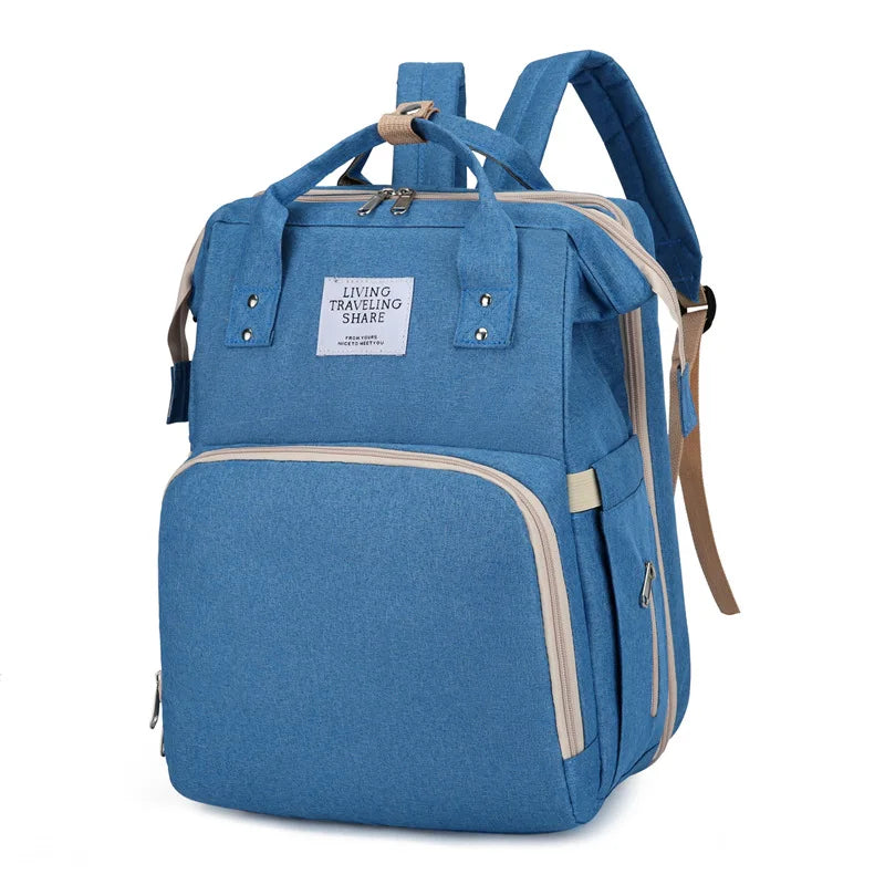 Waterproof Diaper Bags for Travel with Insulated Milk Bottle Pocket, Large Capacity and Stroller Straps