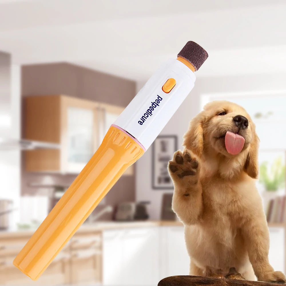 Dog Cat Electric Nail Grooming Grinder Trimmer Clipper Nail File Pet Claw File Scissor Kit Electric Pet Nail Grinder Tools