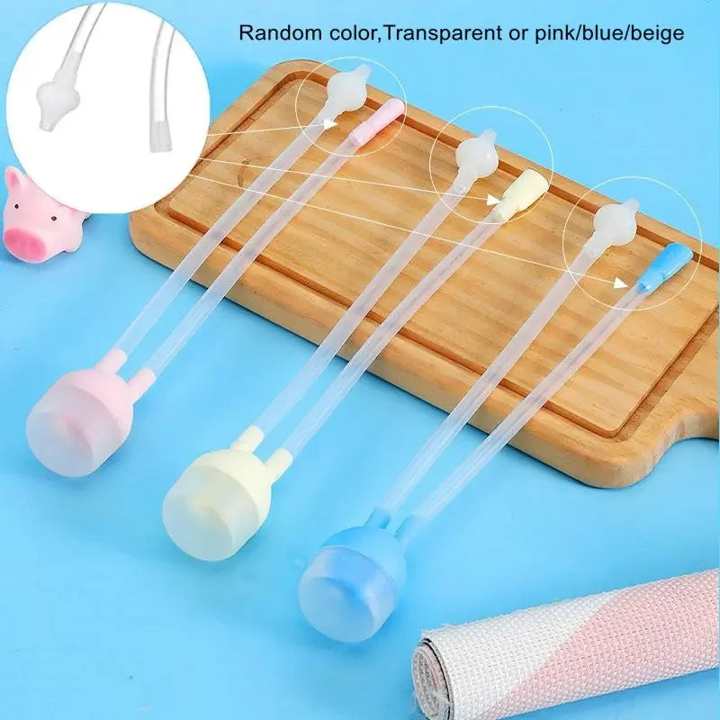 Anti-reflux Mouth Suction Nasal Aspirator for Newborn Baby Nasal Mucus Clean Inhale Bottle Infant Snot Cleaner Suction Pipe
