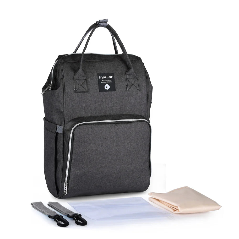 Insular Baby Diaper Backpack Bag Mummy Maternity Nappy Stroller Bag Large Capacity Baby Bag Travel Backpack Designer Nursing Bag