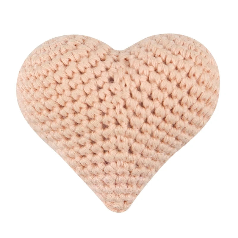 Handmade Crochet Bear Animal elephant Head Knitting Beads DIY Baby Pacifier Chain Chewable Accessories Newborn Teether Toy