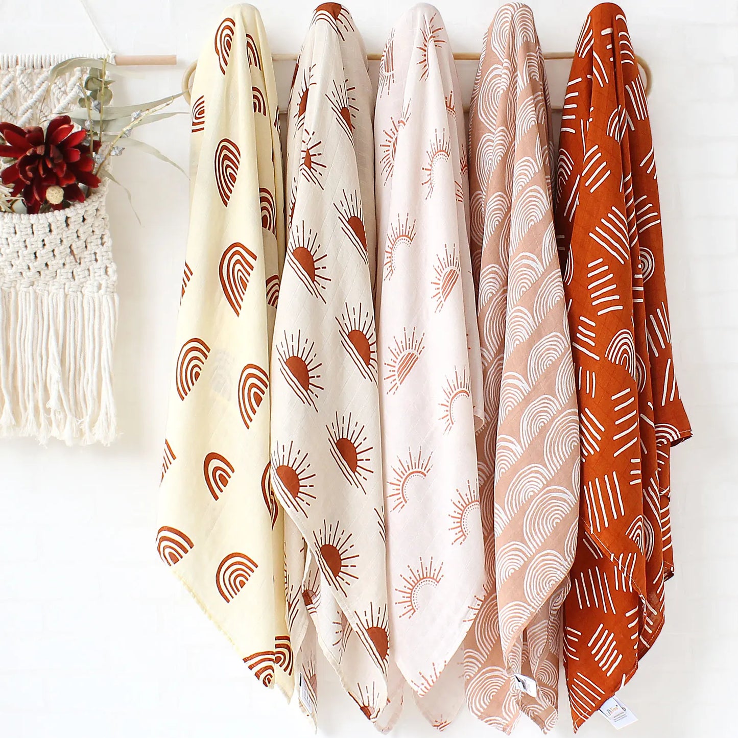 Bamboo Baby Blanket Newborn Swaddle Baby Stuff Mushroom Muslin Blanket Organic Cotton Baby Nursery Infant Receiving Blanket