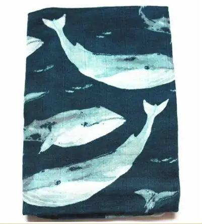 Cotton Baby Swaddle Newborn Muslin Swaddle Blanket for Girls & Boys Soft Baby Bath Towel Cute Infants Baby Bibs