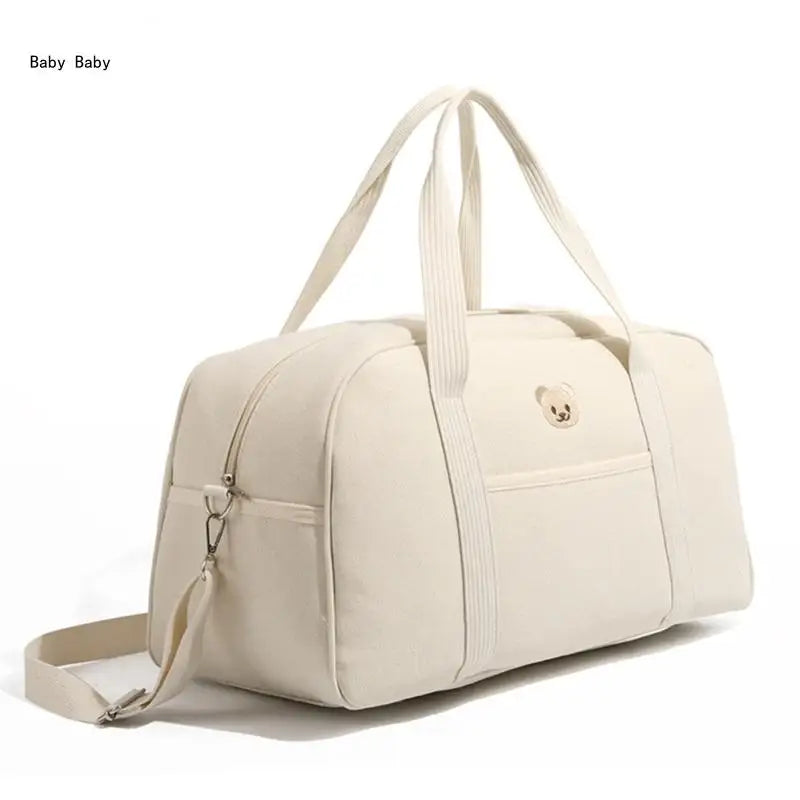 Diaper Bag Large Capacity Bag Embroidery Bear Handbag Shoulder Bags Q81A