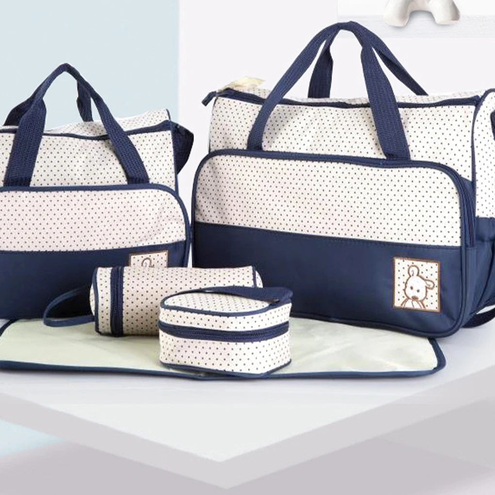 Practical Diaper Bag Large Capacity For All Essentials Safety Polyester Baby Diaper Bag Diaper Bags