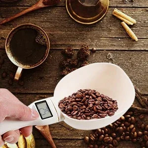 Digital Scale with LED Display for Pet Food, Measuring Scoop for Dog and Cat Food, Measuring Cup for Kitchen