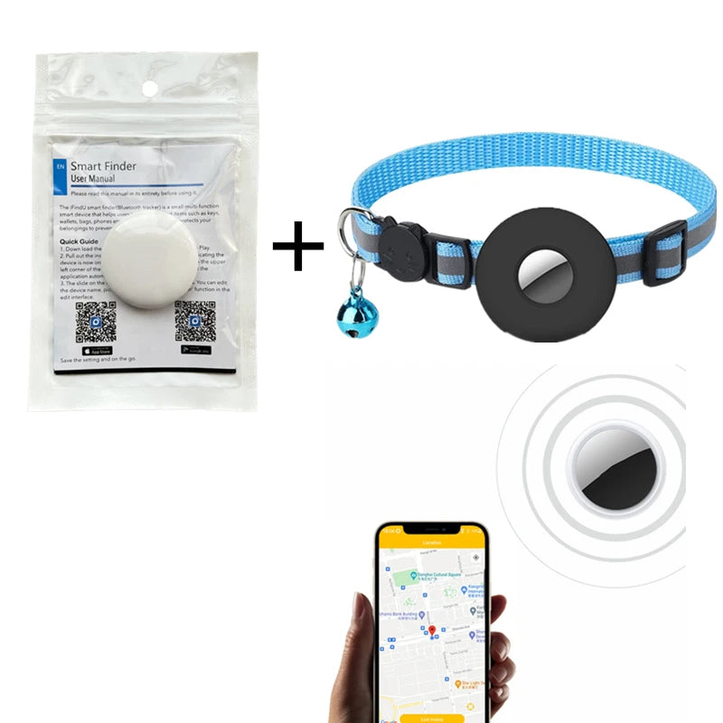 New Pet GPS Tracker Smart Locator Dog Brand Pet Detection Wearable Tracker Bluetooth for Cat Dog Bird Anti-lost Tracker Collar