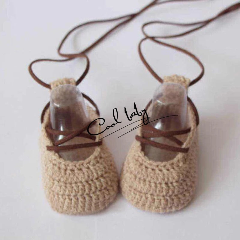 Crochet Baby Shoes,Baby white Flip Flops,Crochet Baby Shoes,Sizes 0-12 Months hand-woven Baby Toddler Shoes