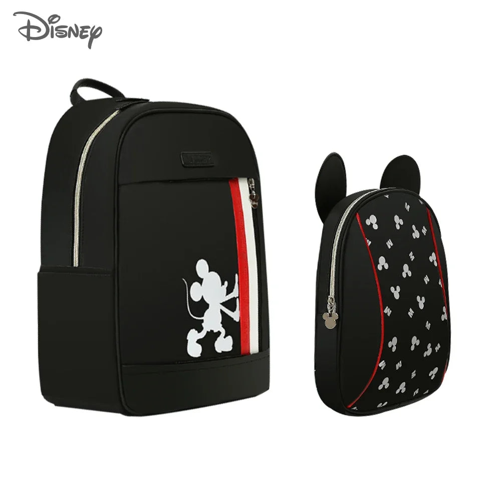 Disney Baby Diaper Backpack Moms Baby Nursing Bag Mother Maternity Nappy Changing Bag Travel Stroller USB Heating Mickey Series