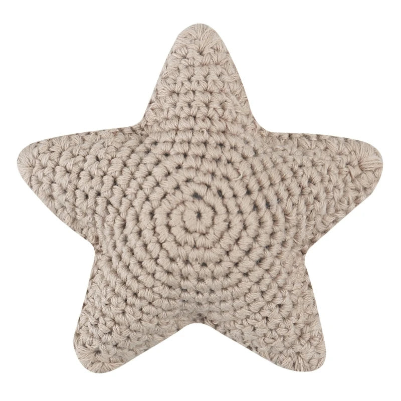 Handmade Crochet Bear Animal elephant Head Knitting Beads DIY Baby Pacifier Chain Chewable Accessories Newborn Teether Toy