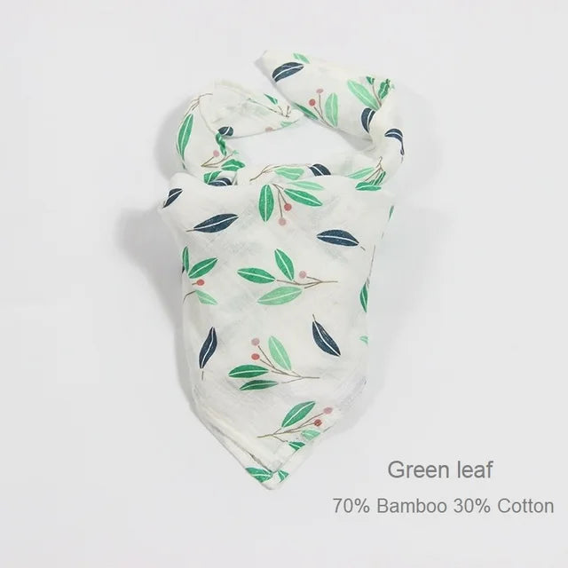 Organic Cotton/Bamboo Cotton Muslin Swaddles Wrap Burpy Towel Scarf Bibs Muslin Baby Blankets Newborn Diaper Pielucha 60*60cm