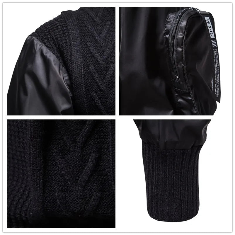Army Sweater Men Tactical Military Outdoor Patchwork Arm Pocket Designer Pullover Jumper Sweaters Mens Jersey Hombre Streetwear