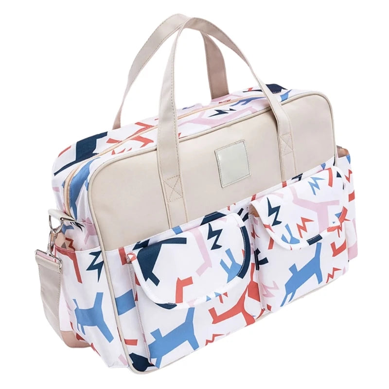 multifunctional Baby Gear Bag Bag Adjustable Straps Nursery Organizes Large Capacity