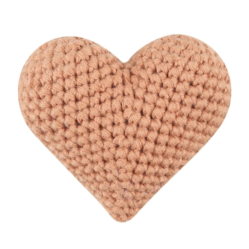 Handmade Crochet Bear Animal elephant Head Knitting Beads DIY Baby Pacifier Chain Chewable Accessories Newborn Teether Toy