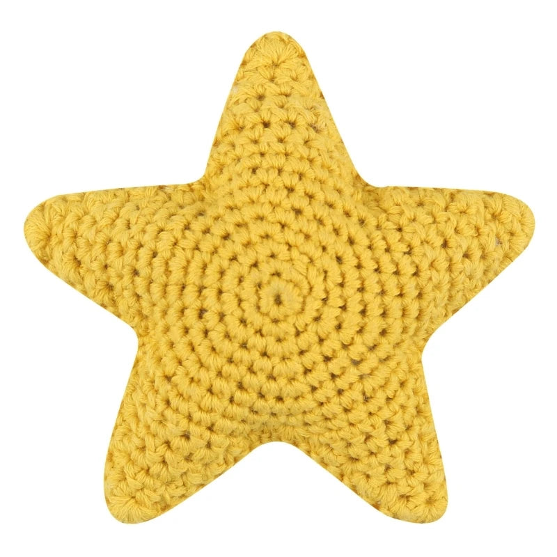Handmade Crochet Bear Animal elephant Head Knitting Beads DIY Baby Pacifier Chain Chewable Accessories Newborn Teether Toy