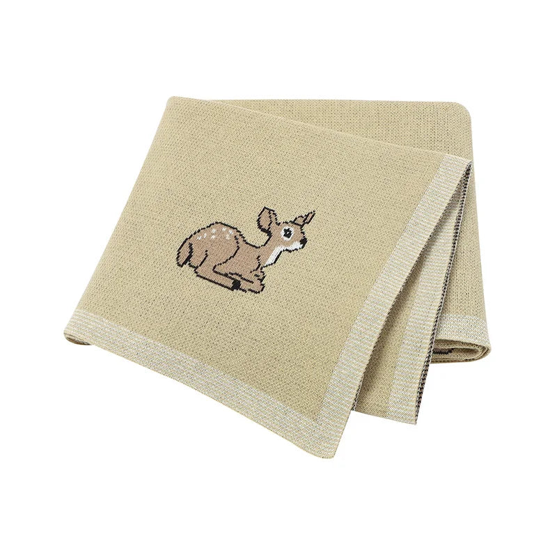 Baby Blankets Breathable Newborn Boy Girl Swaddle Wrap Receiving 100*80cm Infant Cotton Knitted Stroller Bassinet Nursery Quilts