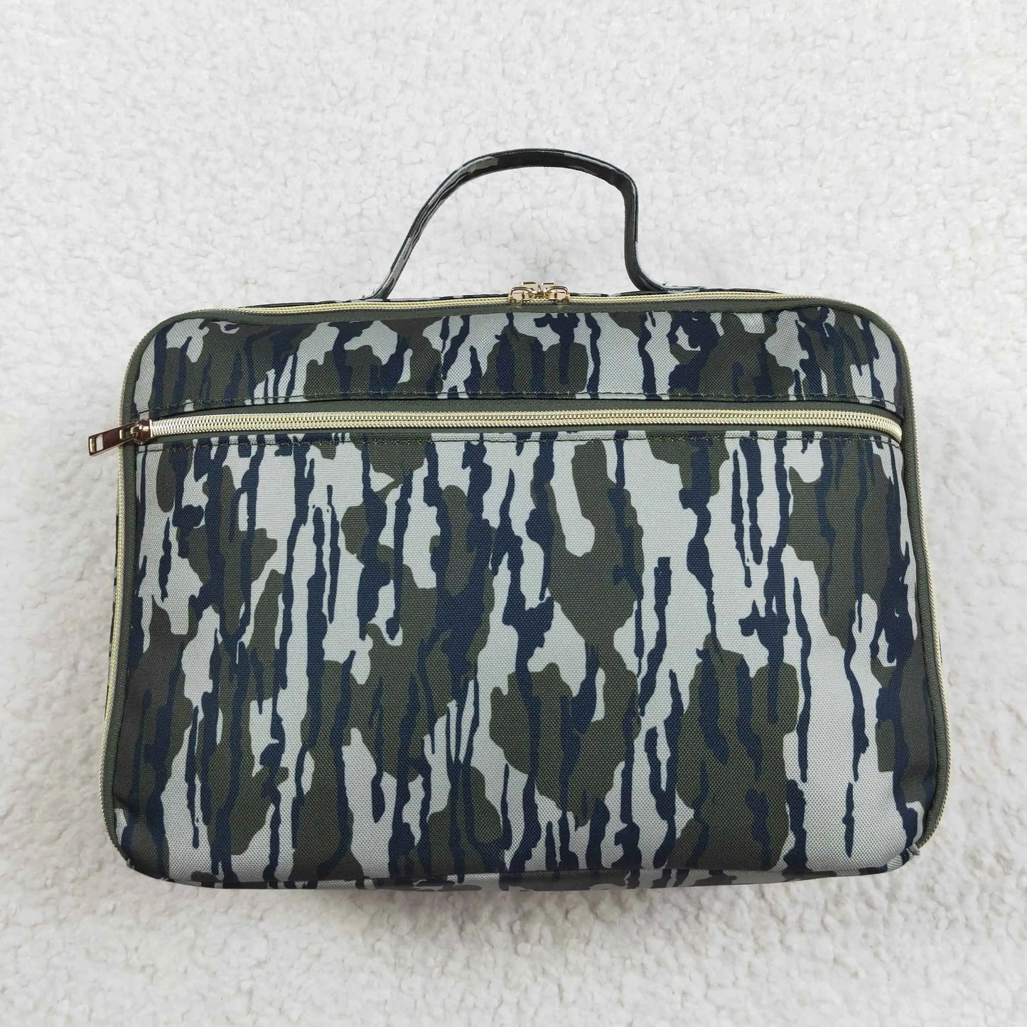 Wholesale hot sale kindergarten Army green camouflage meal bag lunch box bag for children outdoor portable children's schoolbag