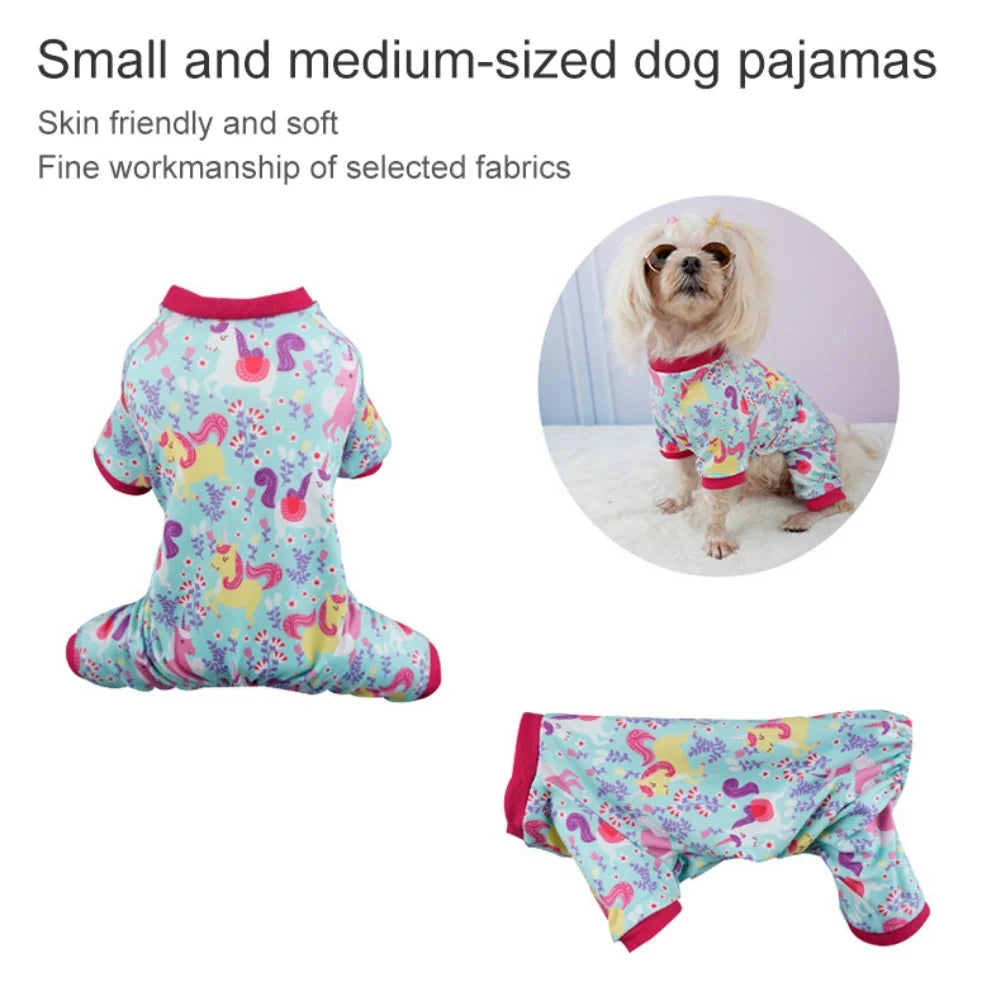 Dog Pajamas Pet Clothes For Small Dogs Cat Pet Puppy Jumpsuit Chihuahua Apparel Sweater for Dogs French Bulldog Pullover