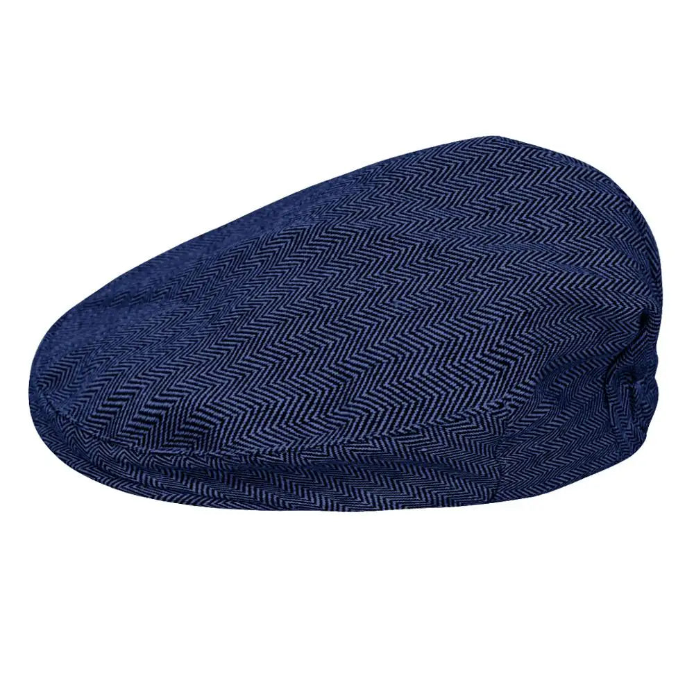 Baby Boys Flat Hat Kids Child Elastic Herringbone Berets Hats Children Newsboy Cap Toddler Vintage Drivers Caps