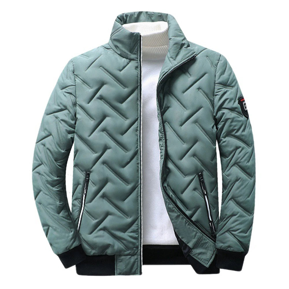 Stand Collar Sweater For Men In Winter