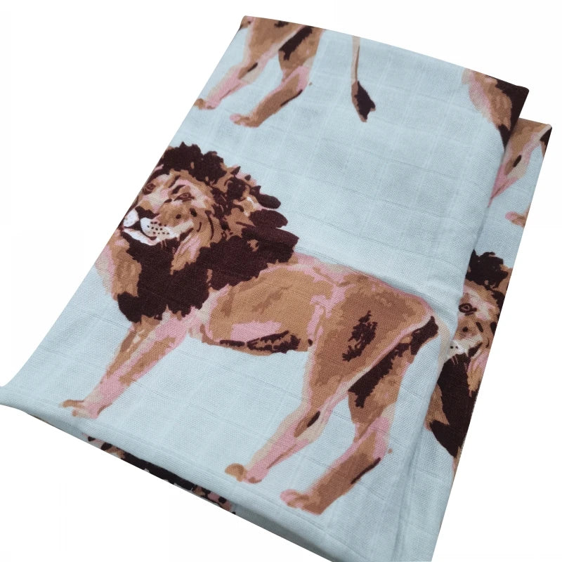 Organic Cotton/Bamboo Cotton Muslin Swaddles Wrap Burpy Towel Scarf Bibs Muslin Baby Blankets Newborn Diaper Pielucha 60*60cm