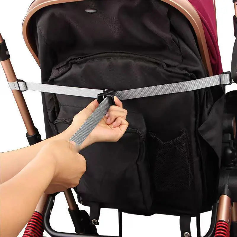 Baby stroller accessories with backrest adjustment and nylon thickened buckle stepless umbrella car accessories with anti slip