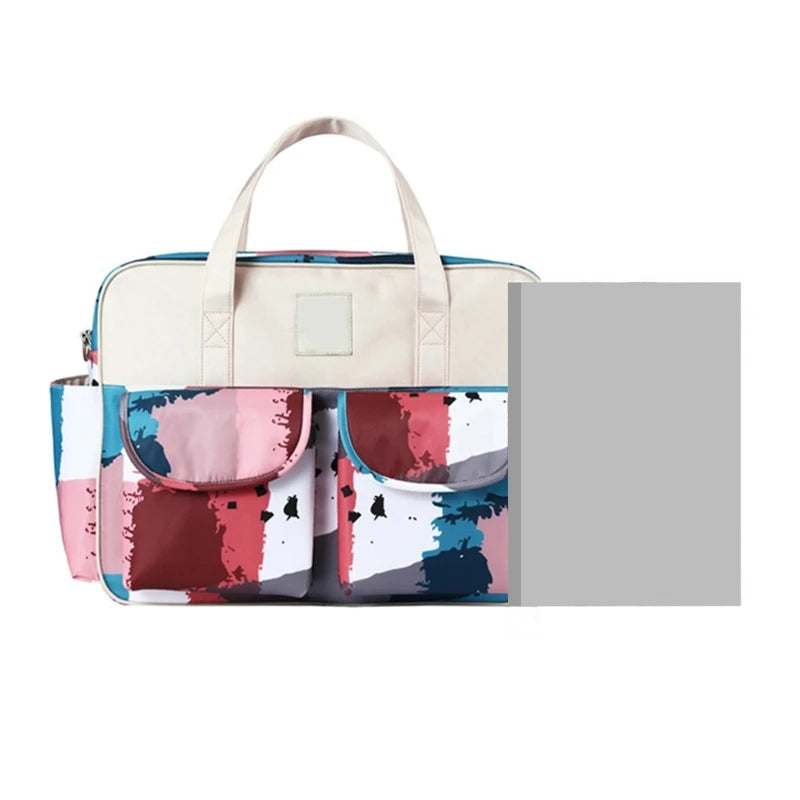 multifunctional Baby Gear Bag Bag Adjustable Straps Nursery Organizes Large Capacity