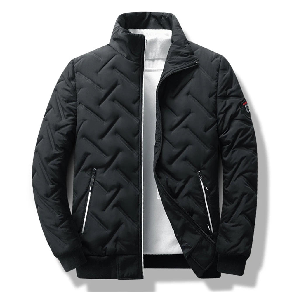 Stand Collar Sweater For Men In Winter