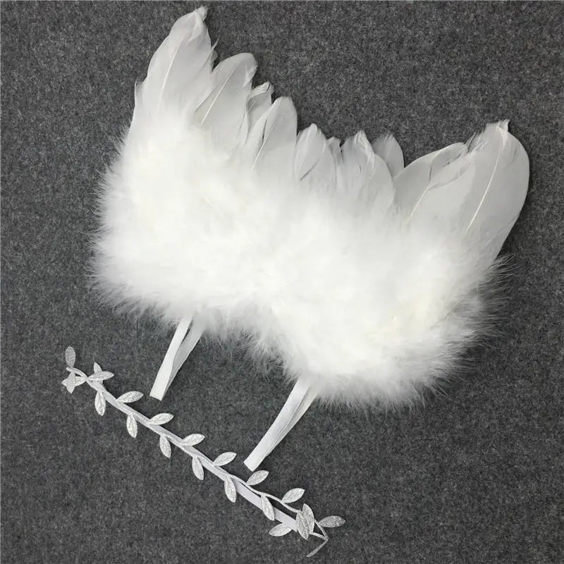 Newborn Photography Accessories Angel Wing Baby Photo Props Handmade Costumes For Infants Fotografia Crochet Costumes For Baby
