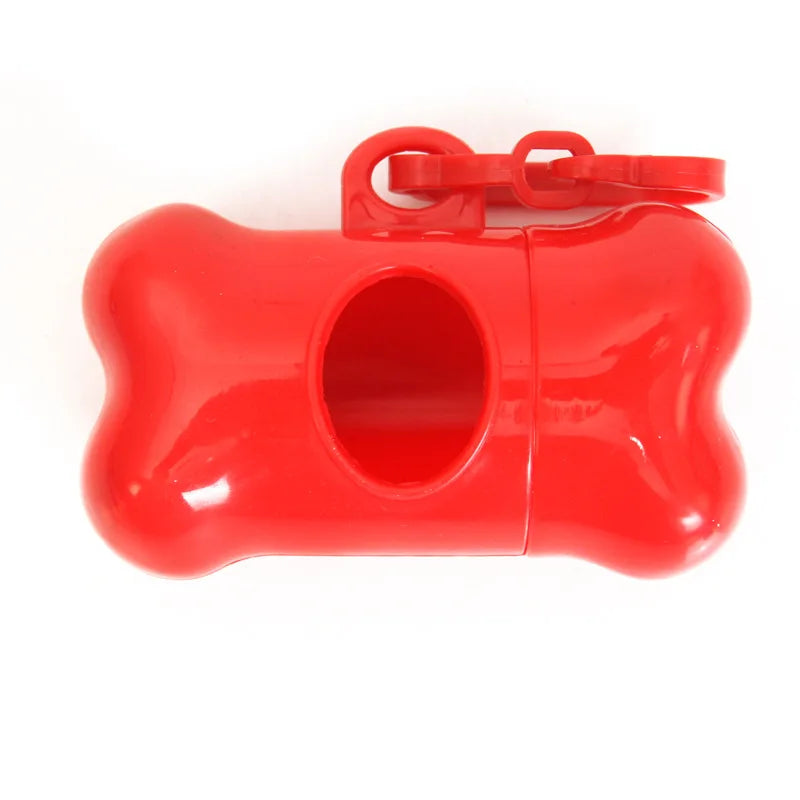 1 Roll Pet Poop Bags Disposable Dog Waste Bags Bulk Poop Bag Dispenser Bags with Paw Prints Garbage Bag
