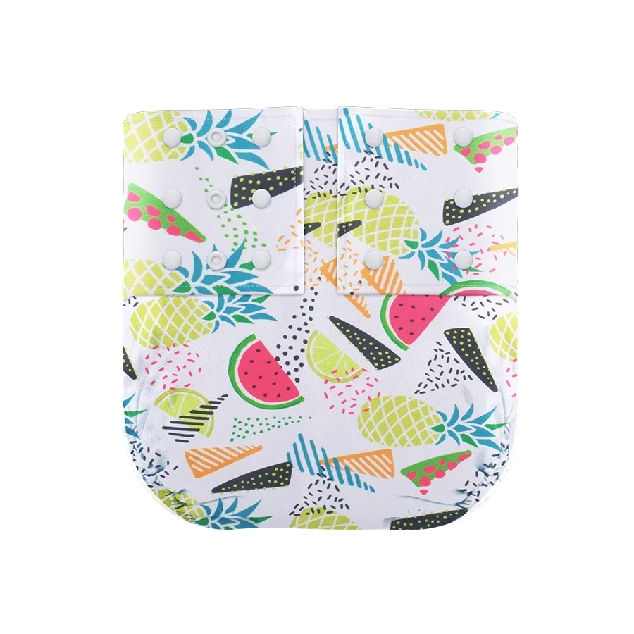Bamboo Charcoal Lining Eco-friendly Nappy Reusable Infant Cloth Diaper Washable Toilet Training Pant Baby Shower Gift Fit 0-3Y