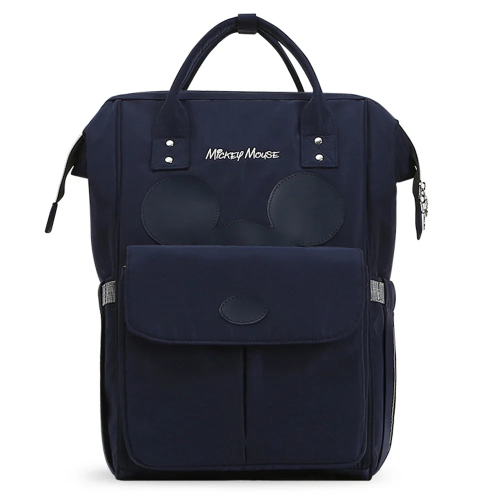 Disney Baby Diaper Backpack Moms Baby Nursing Bag Mother Maternity Nappy Changing Bag Travel Stroller USB Heating Mickey Series