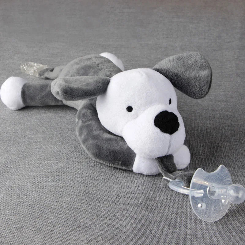 Baby Cute Cartoon Pacifier Chain Clips Newborn Plush Animal Toys Soother Nipples Holder baby accessories (not include Pacifier)