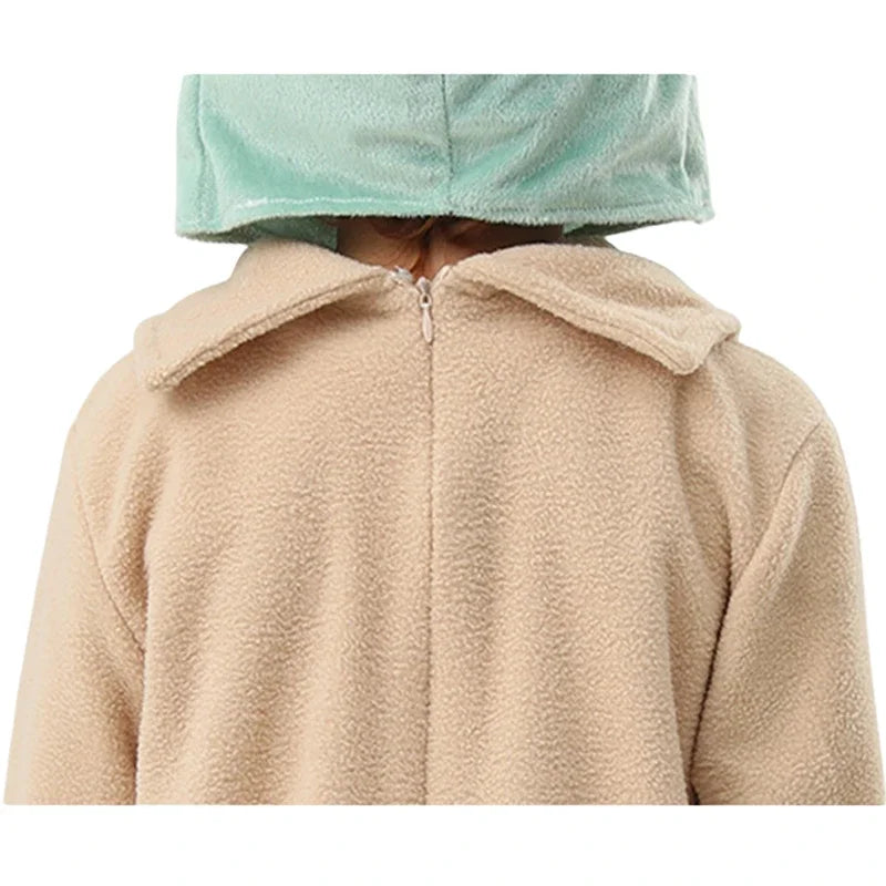 Yoda Costume Kids Star and Wars The Mandalorian Yoda Baby Cosplay Costume Hat Grogu Clothing Children Halloween Birthday Party G
