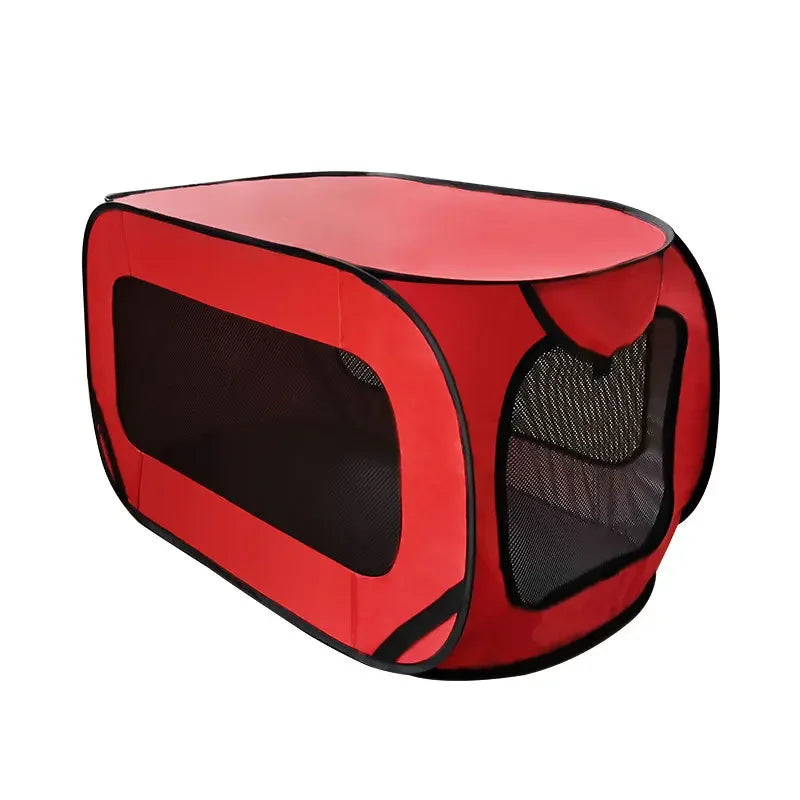 Outdoors Dog Cage Portable Folding Pet Car Trunk Carrier Breathable Transportar Cat Tent for Puppy Travel Camping Dog Bed House