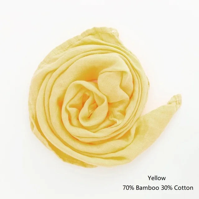 Organic Cotton/Bamboo Cotton Muslin Swaddles Wrap Burpy Towel Scarf Bibs Muslin Baby Blankets Newborn Diaper Pielucha 60*60cm