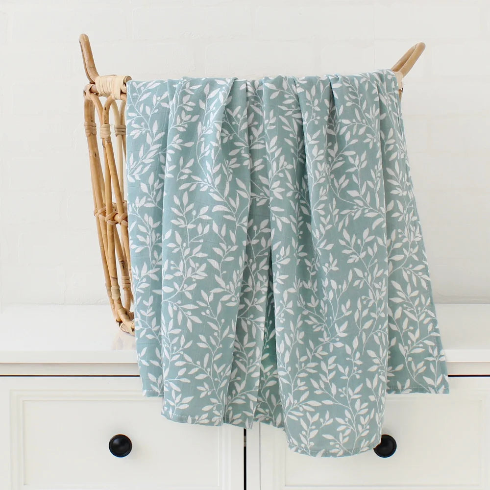 Bamboo Baby Blanket Newborn Swaddle Baby Stuff Mushroom Muslin Blanket Organic Cotton Baby Nursery Infant Receiving Blanket