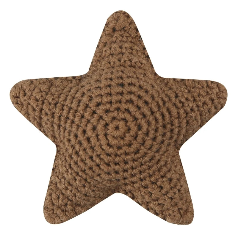 Handmade Crochet Bear Animal elephant Head Knitting Beads DIY Baby Pacifier Chain Chewable Accessories Newborn Teether Toy