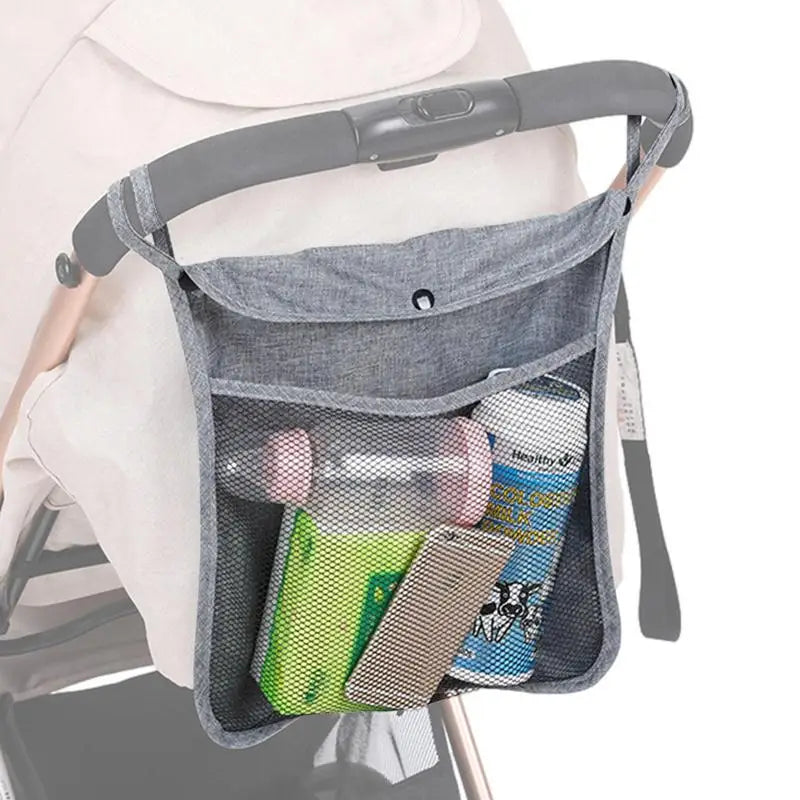 Baby Stroller Bag Hanging Net Big Bags Portable Baby Umbrella Storage Bag Pocket Cup Holder Organizer Universal Useful Accessory