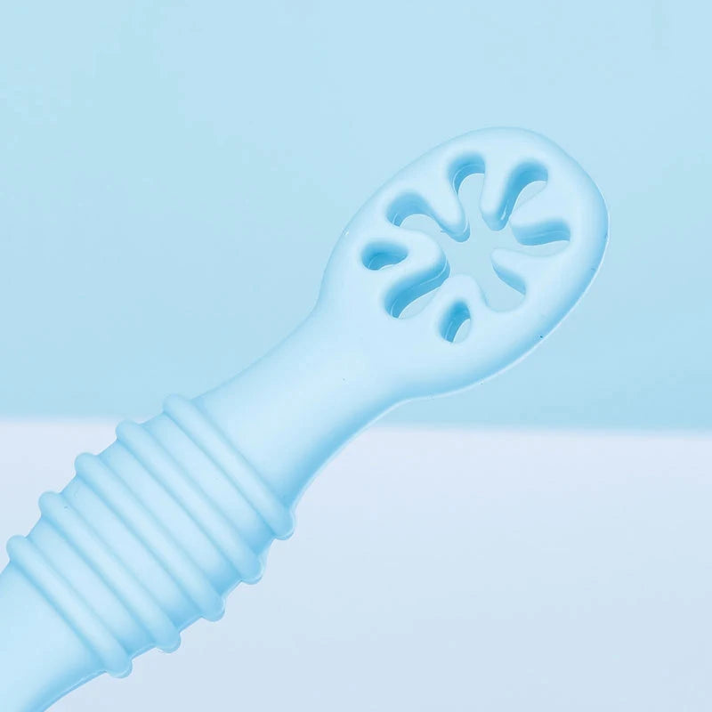 Baby Spoon Forks Set Food Grade Silicone Sticky Spoon Children Cutlery Training Spoon Kids Feeding Tableware Kitchen Accessories