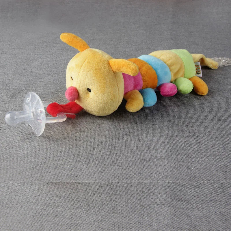 Baby Cute Cartoon Pacifier Chain Clips Newborn Plush Animal Toys Soother Nipples Holder baby accessories (not include Pacifier)
