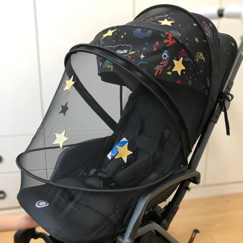 Buggy Mosquito Net For Cybex Mios Eezy Priam Balios Prams Insect Net With Zipper Baby Stroller Crib Bed Accessories