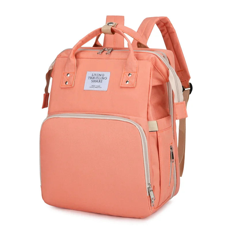 Waterproof Diaper Bags for Travel with Insulated Milk Bottle Pocket, Large Capacity and Stroller Straps