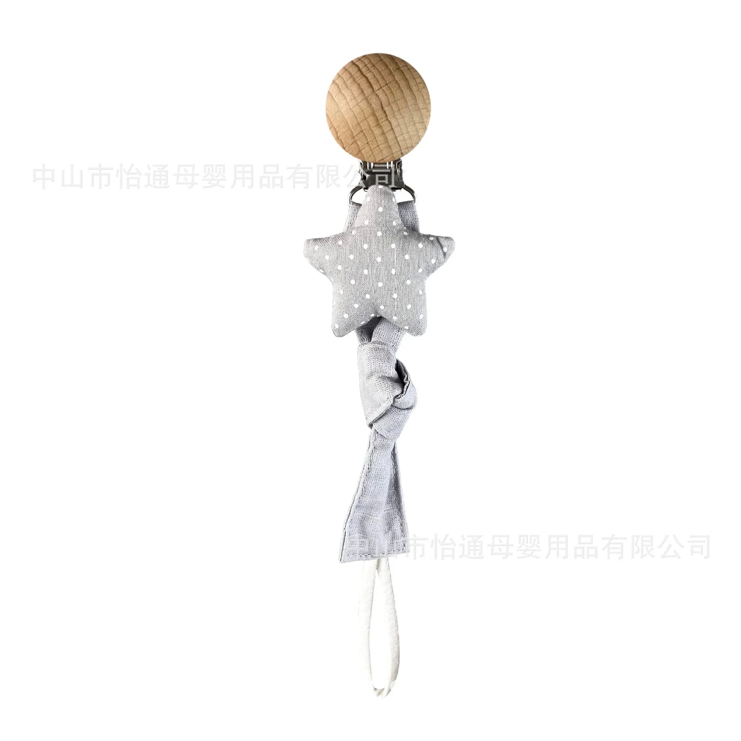 Infant Newborn Cotton Wooden Pacifier Chain Holder for Pacifier Baby Pacifier Clip Nipple Soother Dummy Holder Attache Tetine