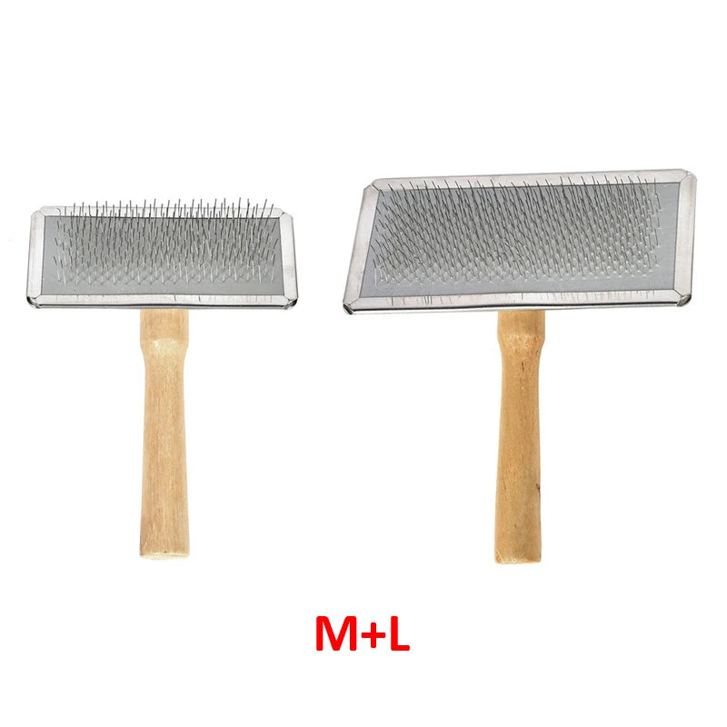 Dog Hair Remover Combs Pet Cat Hair Shedding Brush Wooden Handle Grooming Supplies Lint Remover For Clothing Sweater Clothes