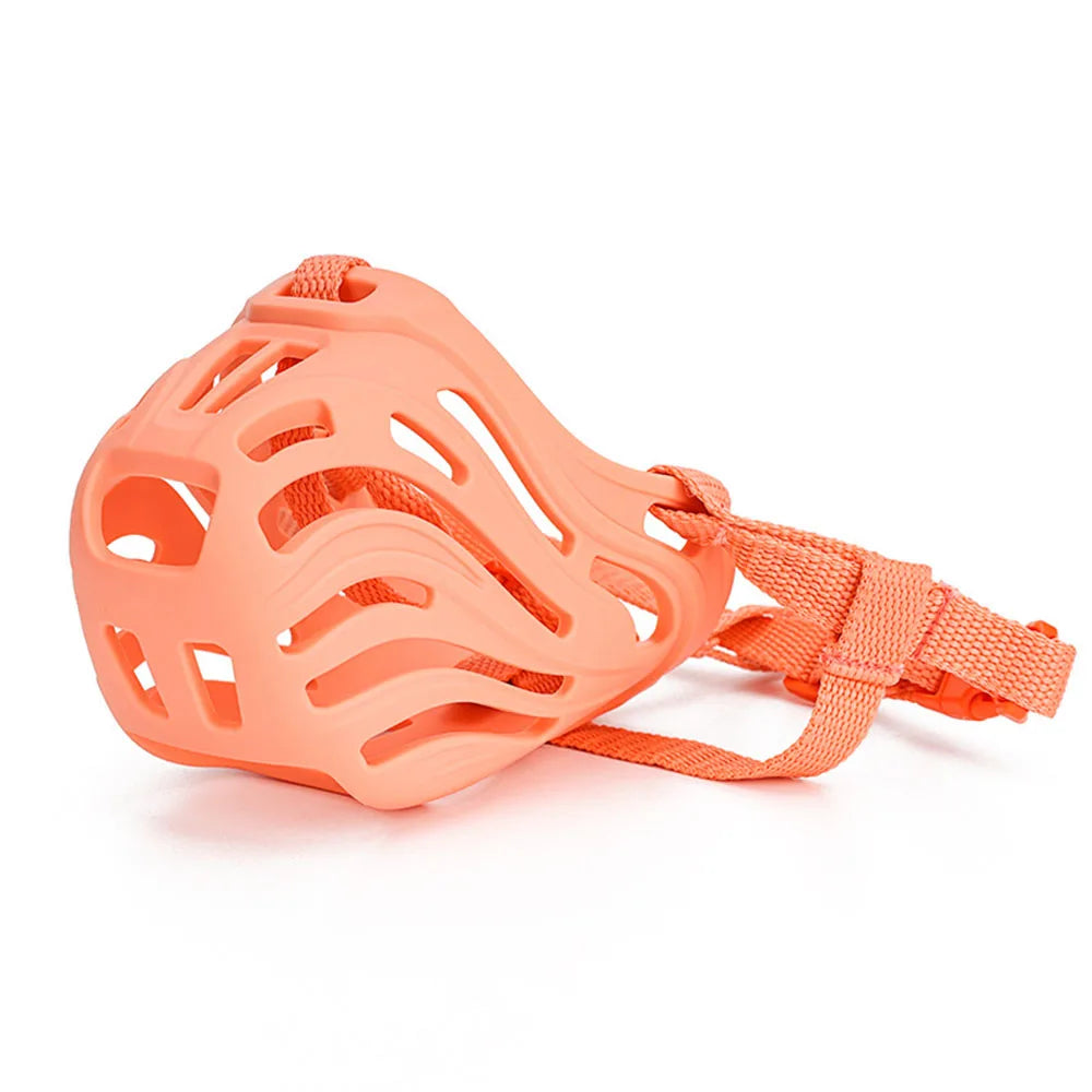 Dog Muzzle Adjustable Mesh Strong Basket Soft Dog Mouth Muzzles Anti-bite Pet Training Accessories Pet Supplies Small&Large Pet