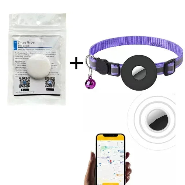 Pet GPS Tracker Smart Locator Dog Brand Pet Detection Wearable Tracker Bluetooth for Cat Dog Bird Anti Lost Record Tracking Tool