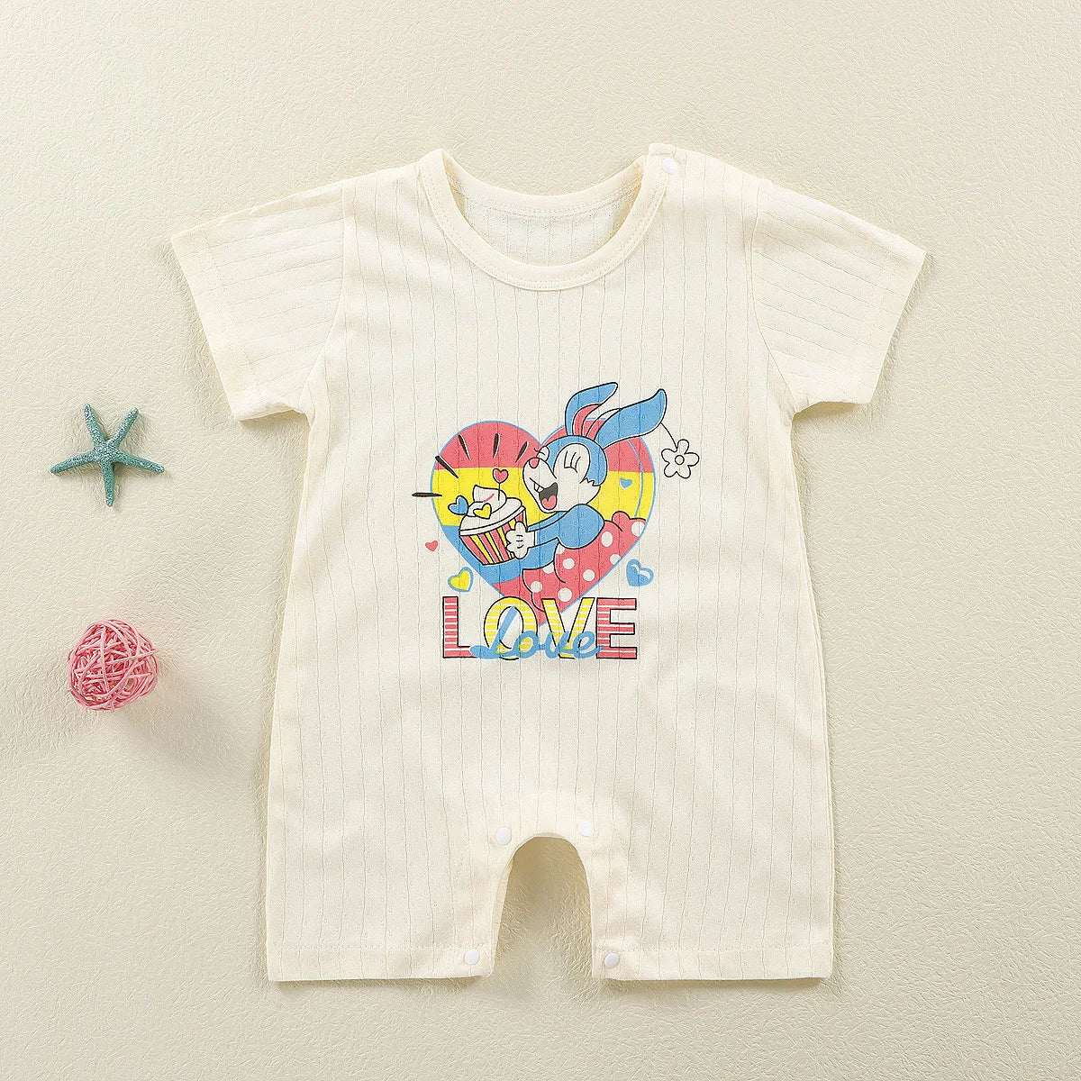 Summer Baby Jumpsuit Short Sleeved Newborn Boys Girls Romper Baby Jumpsuit Kid Clothes Children's Clothing